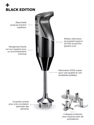 Mixeur plongeant Bamix Black Edition M 250