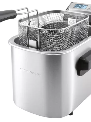 Friteuse Electrique Inox Digitale QFE580 Riviera & Bar