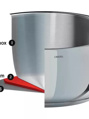 Casserole Cookway Master inox par Cristel