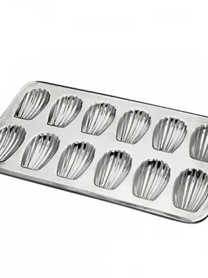 Plaque à madeleine fer blanc Gobel