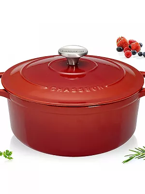 Cocotte fonte Chasseur ronde