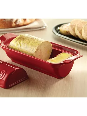 Terrine foie gras médaillon Emile Henry