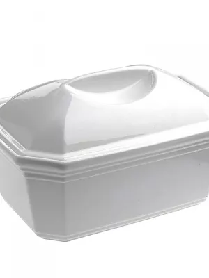Terrine porcelaine rectangulaire Revol