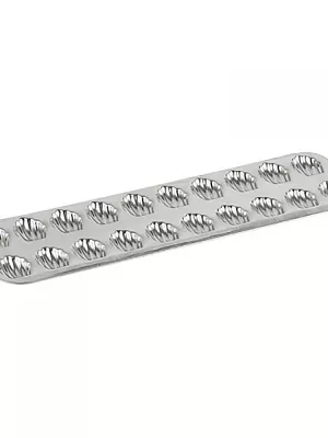 Plaque 20 mini madeleines Fer Blanc Gobel