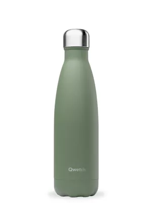 Bouteille isotherme Qwetch Granite Kaki
