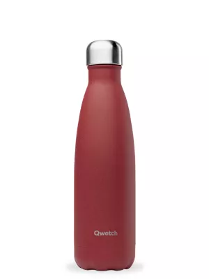 Bouteille isotherme Qwetch Granite Rouge