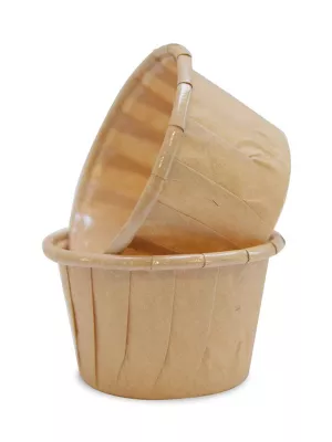 Caissettes pâtisserie en papier recyclé Mirontaine