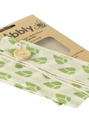 Feuille Emballage Alimentaire Cire d'Abeille avec Cordon Pebbly