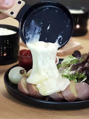 Raclette à la Bougie Cookut