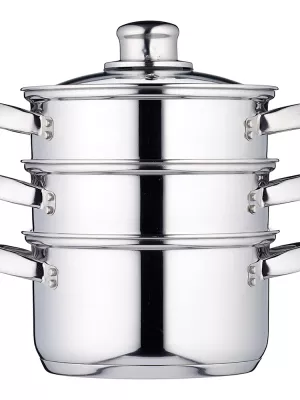 Cuit vapeur inox 3 niveaux