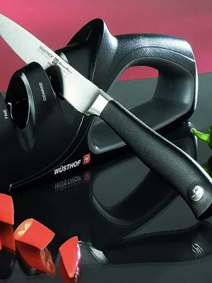 Aiguiseur Double Céramique et Carbure de Tungstène Wüsthof