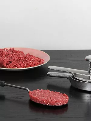 Presse à steak haché inox ovale Louis Tellier