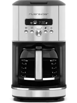 Cafetière Filtre 1,8 l Programmable Inox Riviera & Bar