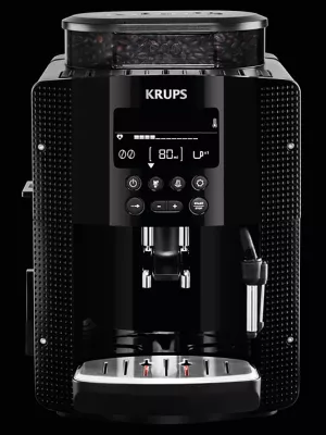 Cafetière Essential Noire avec Ecran LCD Krups