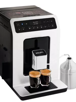 Cafetière Evidence Connectée avec Pot à Lait inox KRUPS