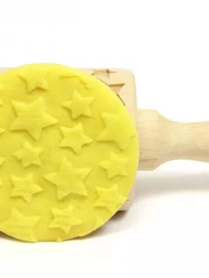 Mini Rouleau à Pâtisserie Décor Etoiles Folkroll