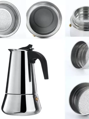 Cafetière italienne inox induction