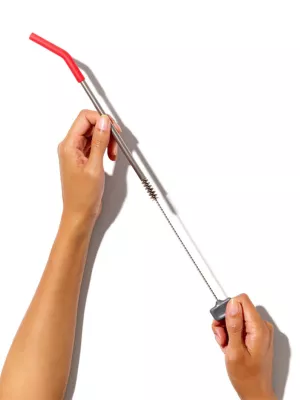 Pailles Inox Réutilisables Oxo