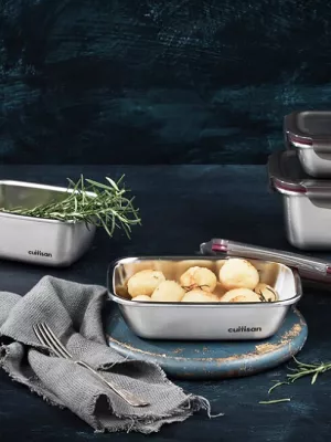 Boîte Hermétique Inox Flora 1100ml Cuitisan