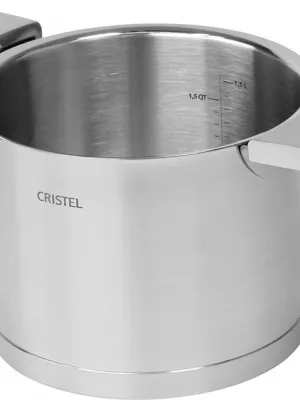 Casserole haute graduée Cristel Strate amovible