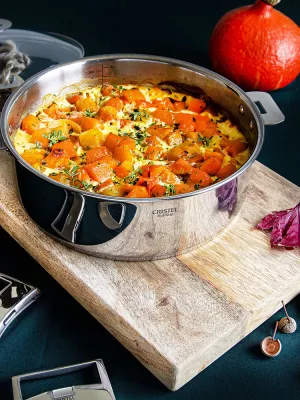 Sauteuse inox Cristel Casteline amovible