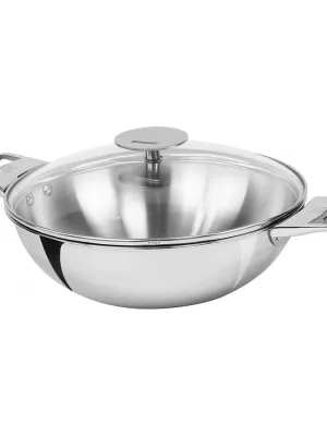 Wok inox Cristel Casteline amovible