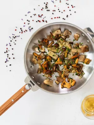 Wok inox Cristel Casteline amovible