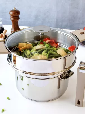 Panier cuit vapeur universel Cristel