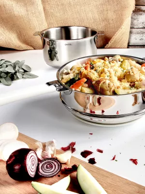 Panier cuit vapeur universel Cristel