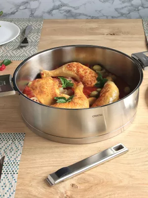 Sauteuse Cristel inox Strate amovible