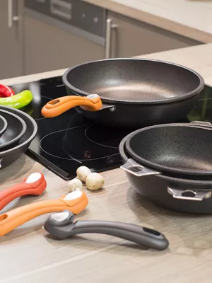 Poêle Choc Extrême De Buyer poignée amovible