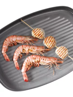 Poêle Grill Rectangulaire 2 anses Minéral B de Buyer