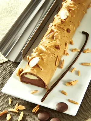 Gouttière à bûche démontable forme ronde De Buyer