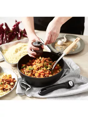 Sauteuse Antiadhésive Choc Intense Amovible De Buyer