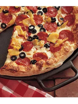 Plaque de Cuisson en Fonte Naturelle ronde Lodge