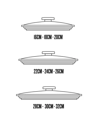 Couvercle Universel Verre & Silicone Beka