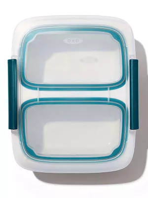 Boîte repas 2 compartiments 500 ml Prep & Go Oxo