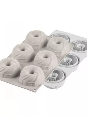 Moule Silicone Mini Intreccio Silikomart 3D Design