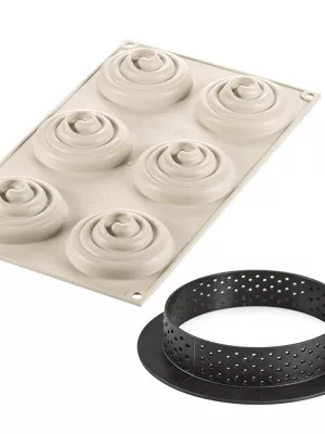 Moule Silicone Mini Twist Silikomart 3D Design