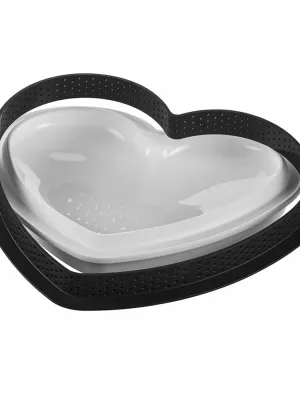 Moule Silicone Tarte Coeur Mon Amour Silikomart 3D Design