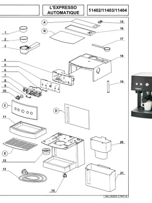 Pièces  pour expressos MAGIMIX