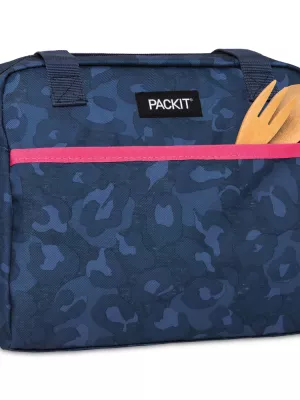 Sac Isotherme Packit hampton bleu leopard