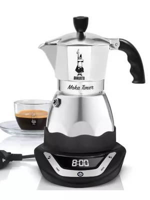 Cafetière Italienne Electrique Moka Timer Bialetti