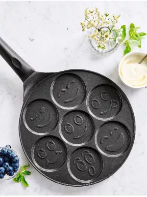 Poêle à Blinis Smiley Anti-adhésive Kitchen fun