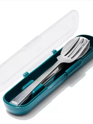 Set 3 couverts inox + Etui Oxo