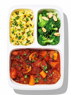 Boîte repas 3 compartiments 900 ml Prep & Go Oxo