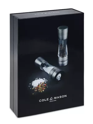 Coffret Moulin Poivre & Sel Titanium Derwent Cole & Mason