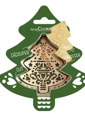 Découpoir Embossoir Sapin Scrapcooking