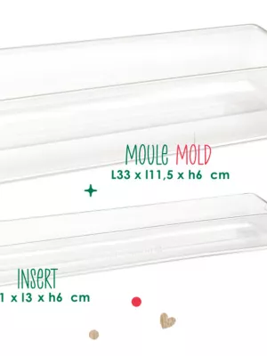 Moule à Bûche avec Insert Scrapcooking