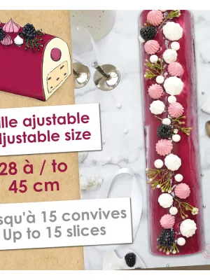 Moule à Bûche XXL ajustable Scrapcooking
